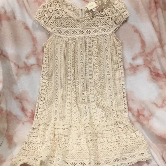 Maeve | Dresses | Anthropology Maeve Lace Dress Sizecxsp Midi Resale Nice  Condition Eggshell | Poshmark